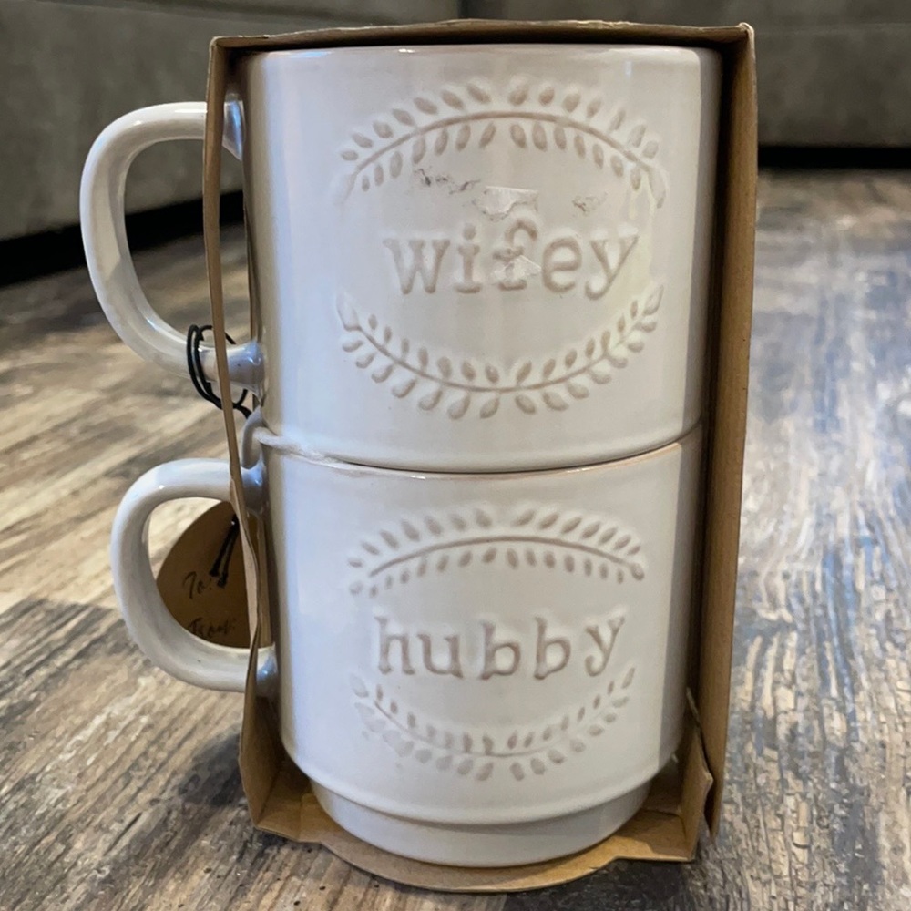 Wifey & Hubby Coffee Mugs